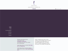Tablet Screenshot of hotelhippocampus.com